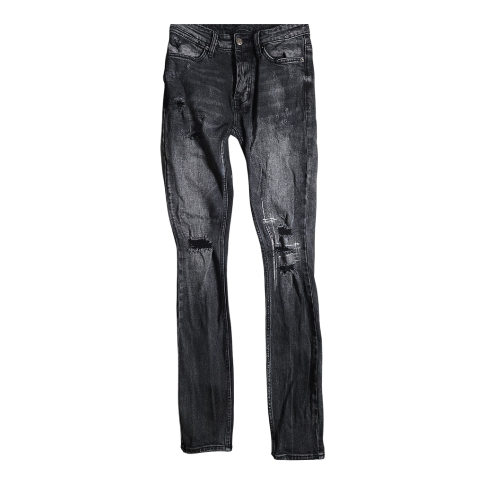 Ksubi Men's Distressed Black Jeans